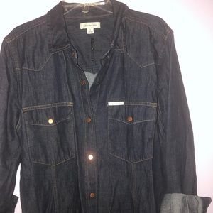 Calvin Klein Jeans women’s long sleeve denim dress